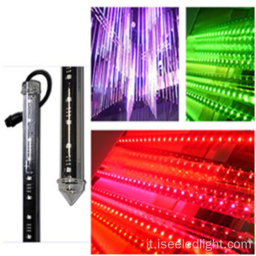 Disco Rain Meteor DMX LED RGB LED 3D tubo